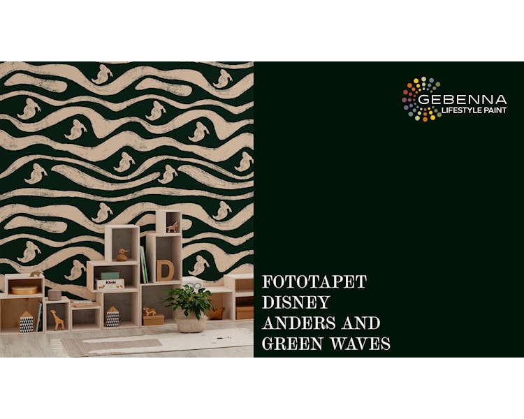 Fototapet Disney Anders And Green Waves